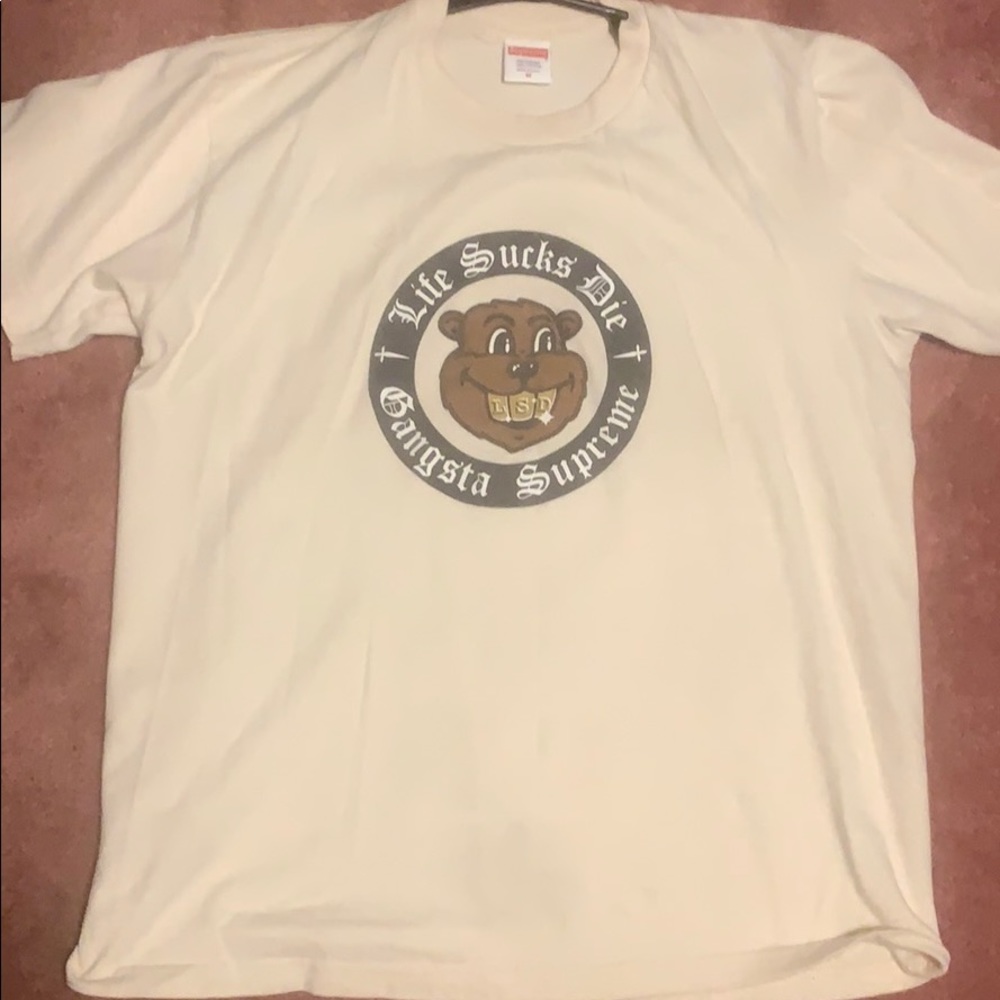 Supreme “life sucks die” T-shirt